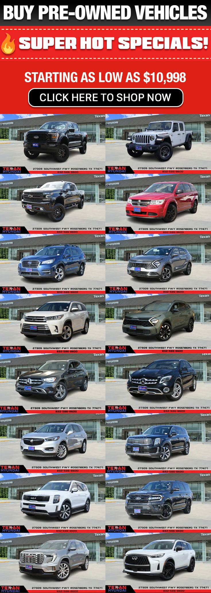 Buy Pre-owned Vehicles